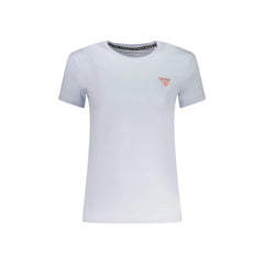 Guess Jeans T-Shirt Maniche Corte Donna Azzurra Logo