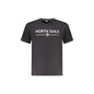 North Sails T-Shirt Maniche Corte Uomo Nera Stampa Logo Nero - foto prodotto