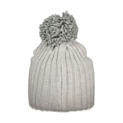 NORWAY 1963 Berretto Donna Grigio con Pompon e Logo Cappelli - vista 2
