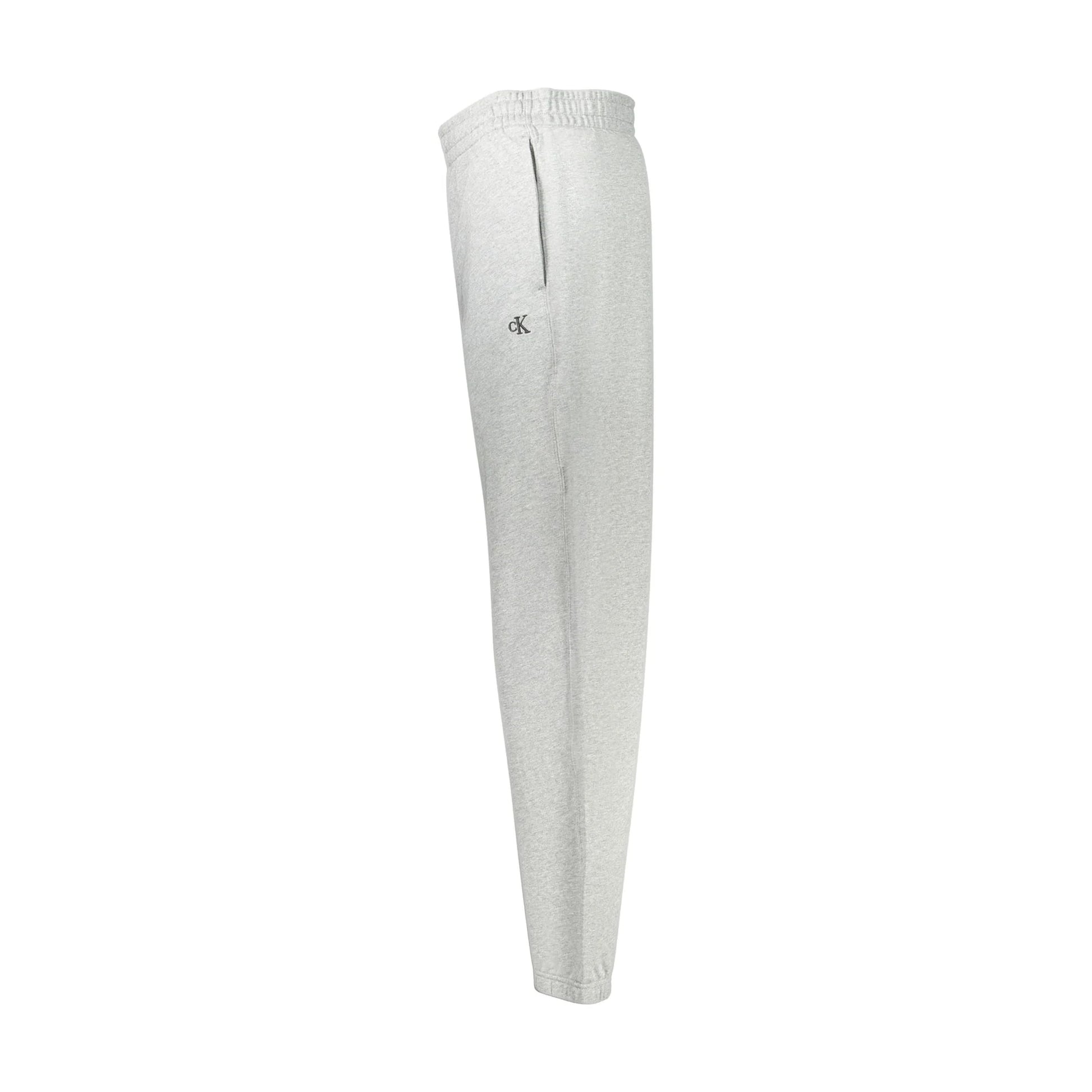 Calvin Klein Pantaloni Tuta Uomo Grigio Ricamo - vista 3