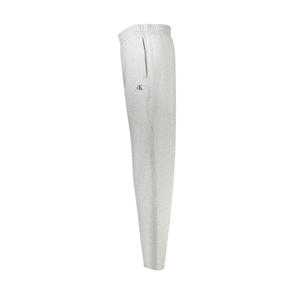 Calvin Klein Pantaloni Tuta Uomo Grigio Ricamo - vista 3