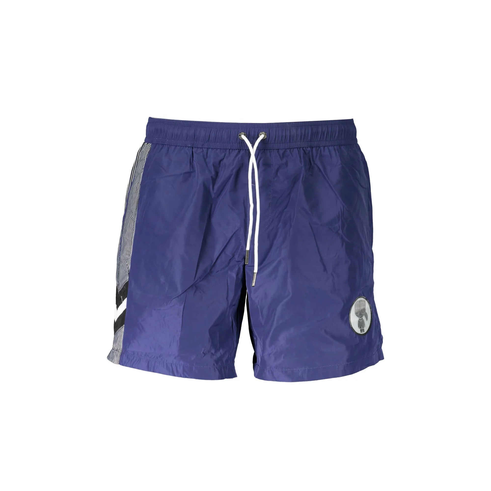 Karl Lagerfeld Beachwear Costume da Mare Uomo Blu Dettagli a Contrasto - foto prodotto