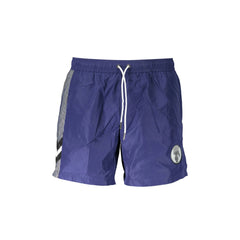 Karl Lagerfeld Beachwear Roupa de Praia Masculina Azul Detalhes em Contraste