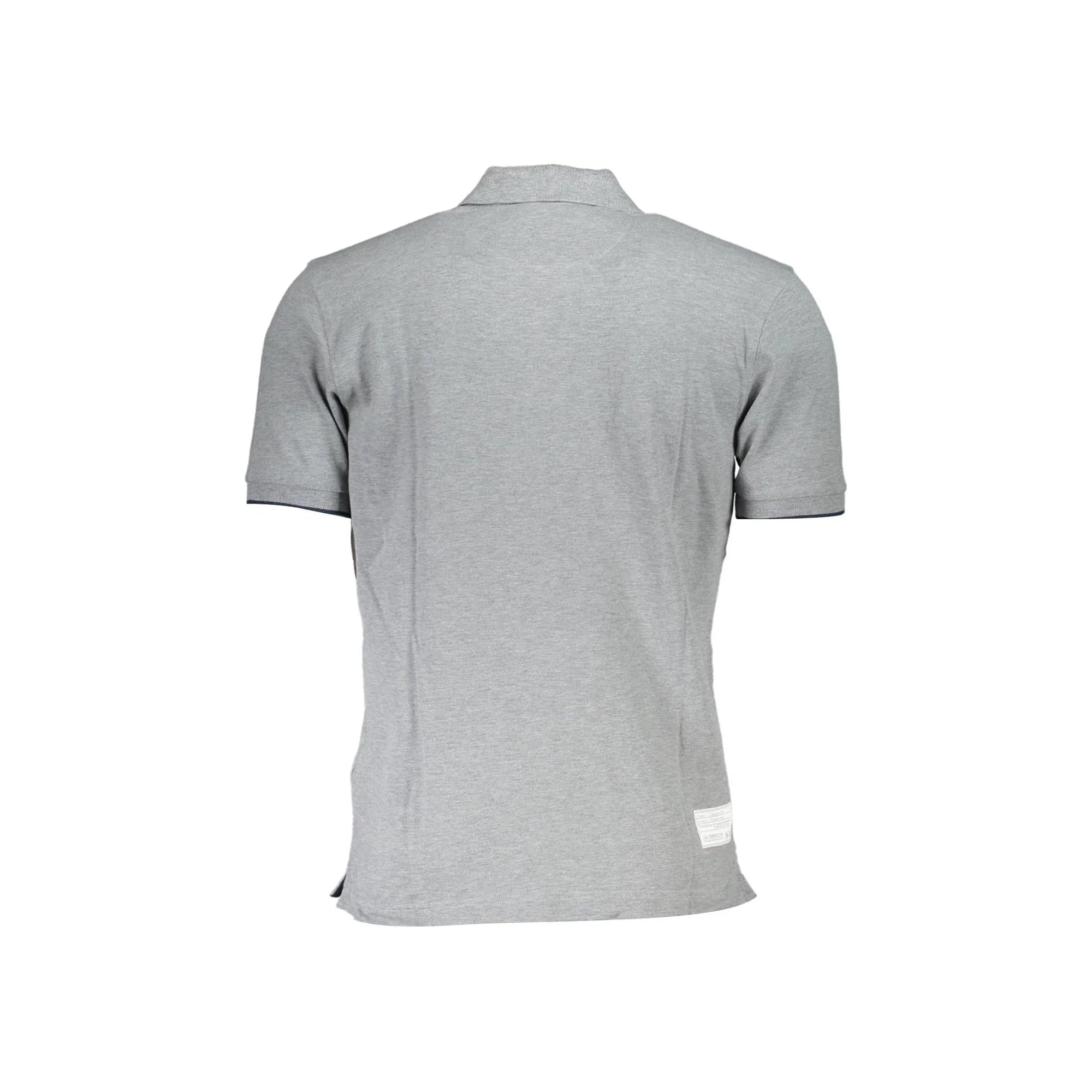 La Martina Polo Maniche Corte Uomo Grigia Ricamo grigio - vista 3