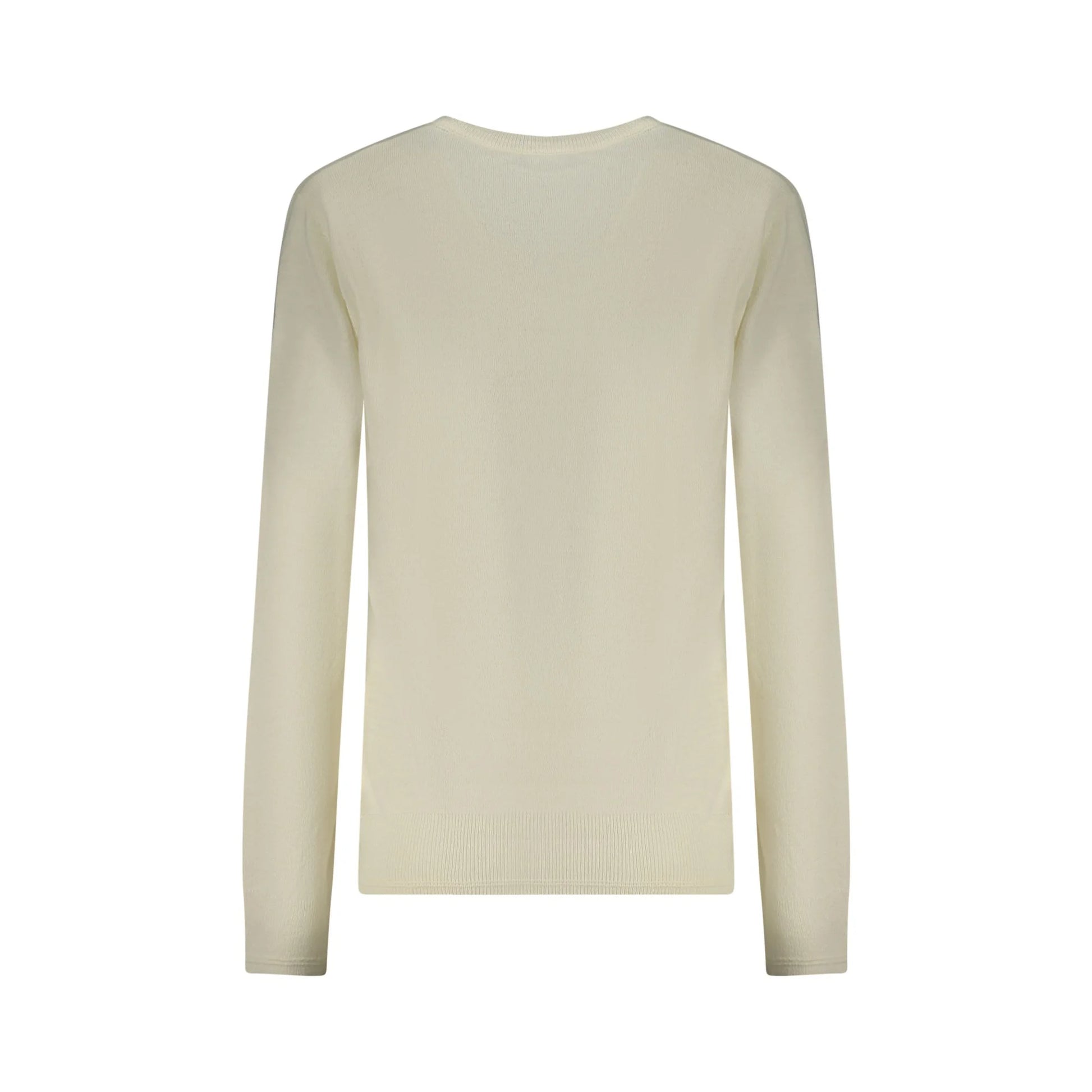North Sails Maglione Donna Bianco Girocollo Maniche Lunghe Logo Maglie - vista 2