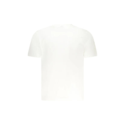 North Sails T-Shirt Maniche Corte Uomo Bianca Stampa Logo bianco - vista 2