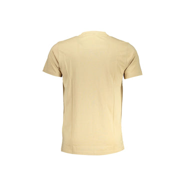 Cavalli Class T-Shirt Maniche Corte Uomo Beige Stampa Logo - vista 2