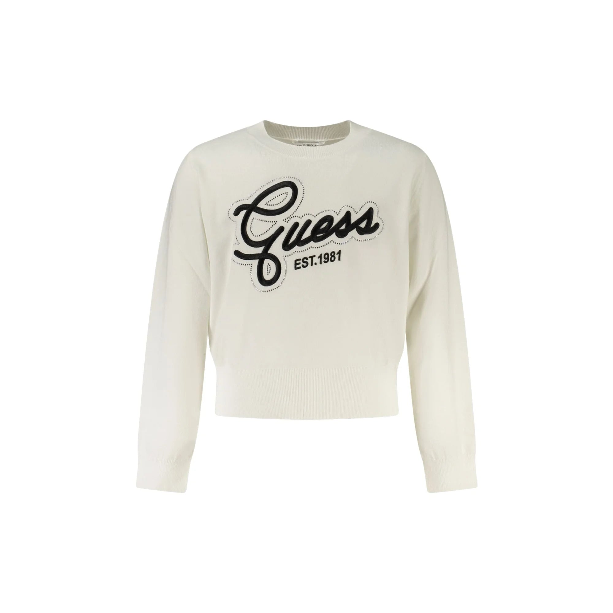 GUESS JEANS MAGLIA BAMBINA BIANCO