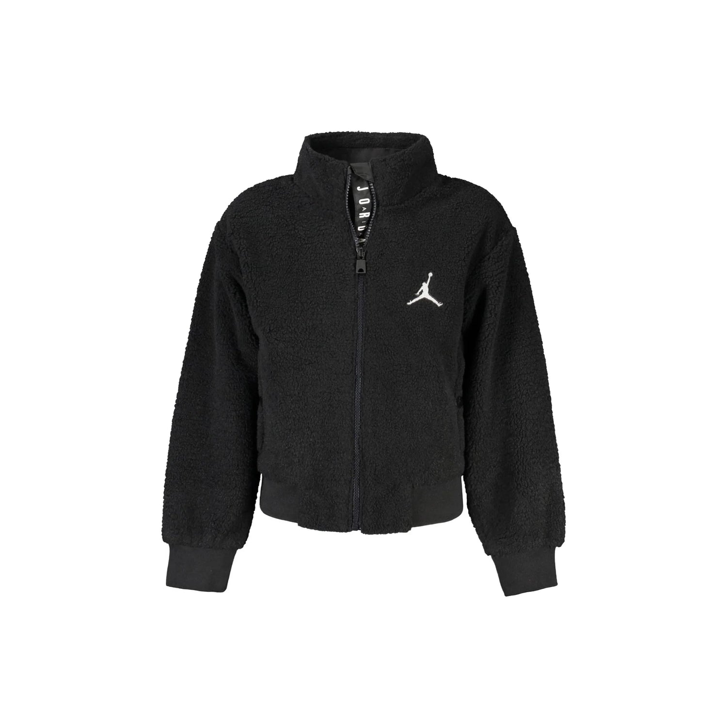 Jordan Felpa Maniche Lunghe Donna Nera Zip Ricamo Felpe Nero - foto prodotto