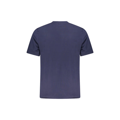 North Sails T-Shirt Uomo Blu Maniche Corte Stampa Logo - vista 2