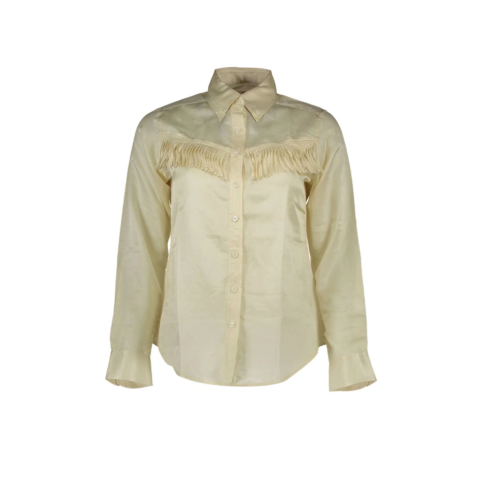 GANT CAMICIA MANICHE LUNGHE DONNA BEIGE