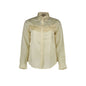 GANT CAMICIA MANICHE LUNGHE DONNA BEIGE