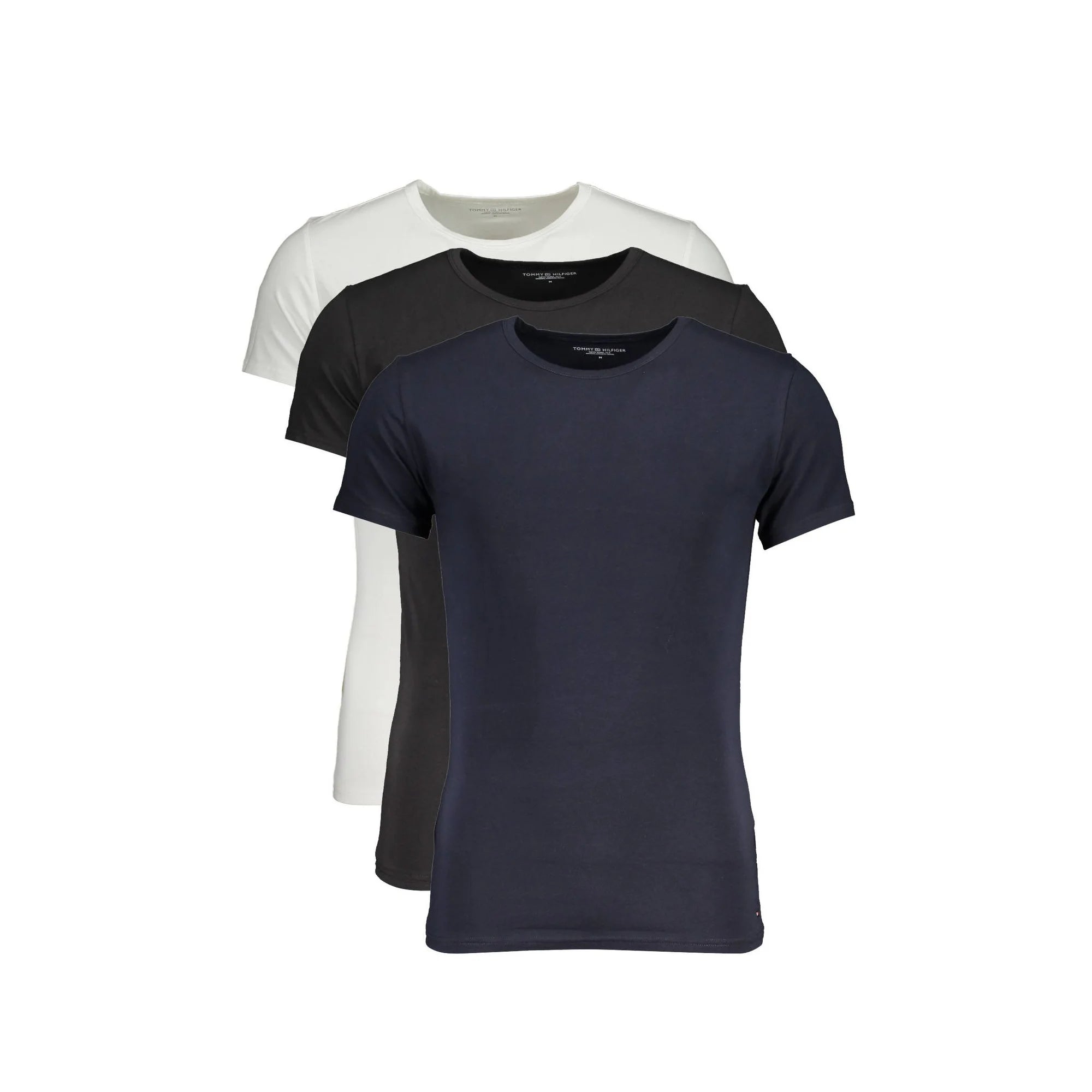 TOMMY HILFIGER T-SHIRT MANICHE CORTE UOMO NERO