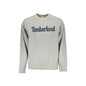 Timberland Felpa Maniche Lunghe Uomo Grigia Stampa Logo Felpe Grigio - foto prodotto