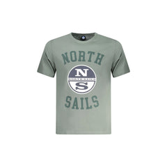 North Sails T-Shirt Maniche Corte Uomo Verde Stampa