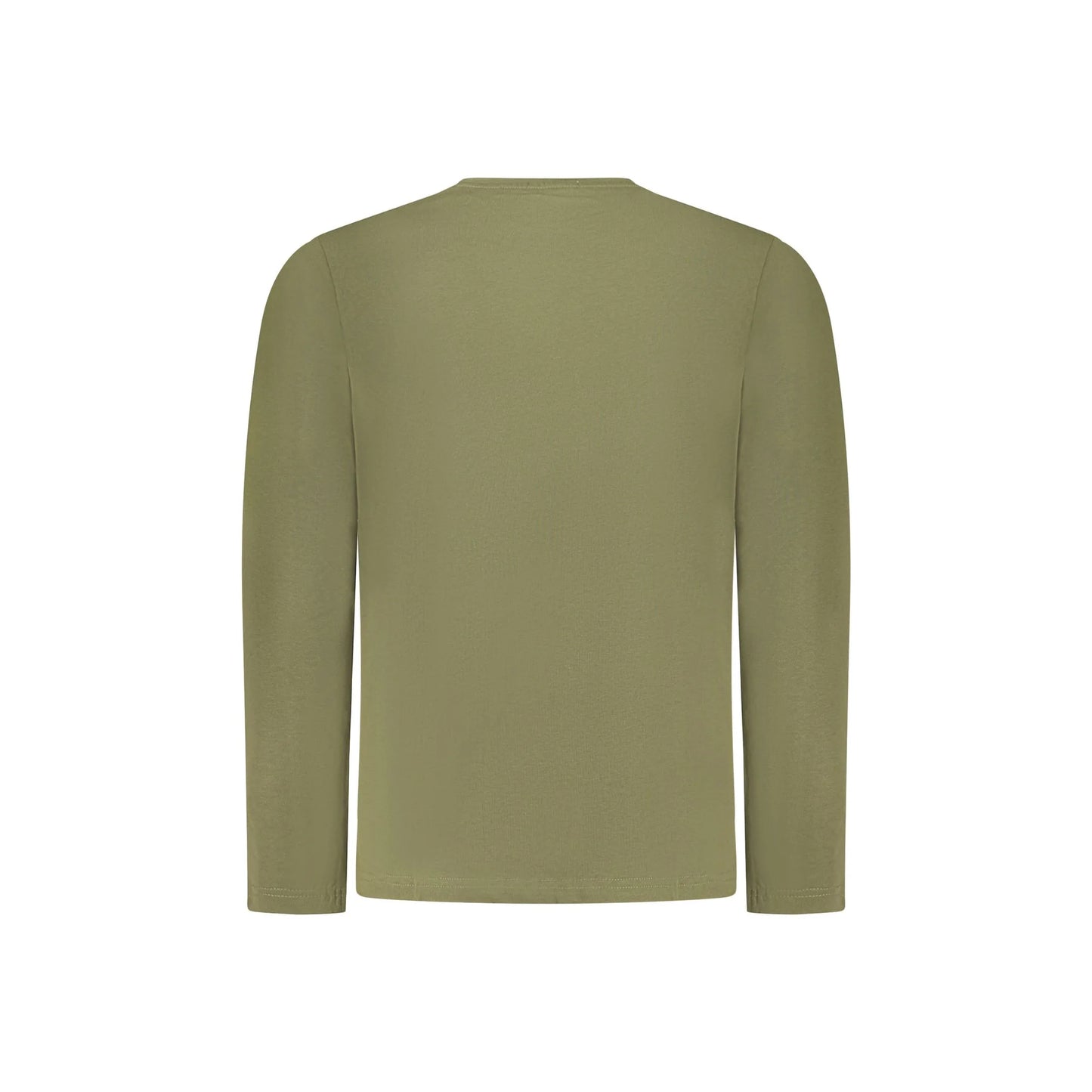 Coveri Moving T-Shirt Maniche Lunghe Uomo Verde Ricamo - vista 2