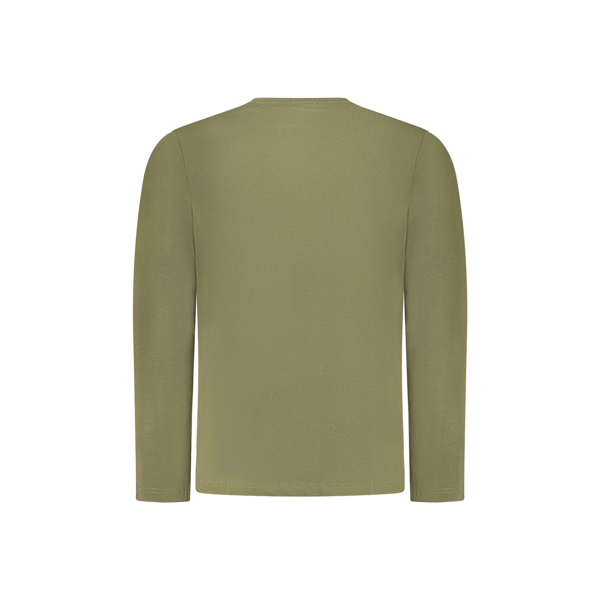 Coveri Moving T-Shirt Maniche Lunghe Uomo Verde Ricamo - vista 2