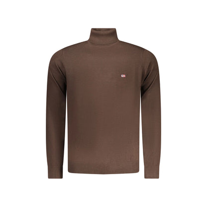 Norway 1963 Maglione Uomo Marrone Ricamo Maglie - foto prodotto