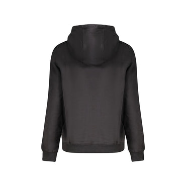Tommy Hilfiger Felpa Donna Nera Cappuccio Felpata Stampa Logo Felpe nero - vista 2
