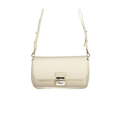Coccinelle Borsa a Tracolla Pelle Donna Bianca Logo