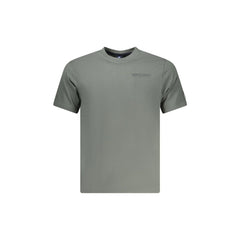North Sails T-Shirt Maniche Corte Uomo Verde Stampa Logo