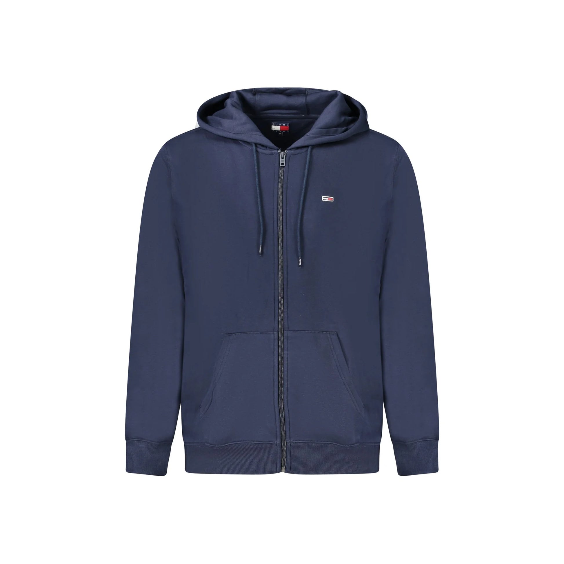 Tommy Hilfiger Felpa Uomo Blu con Zip Cappuccio Logo Felpe - foto prodotto