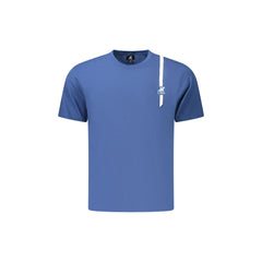 U.S. Grand Camiseta de Manga Corta Hombre Azul Estampado