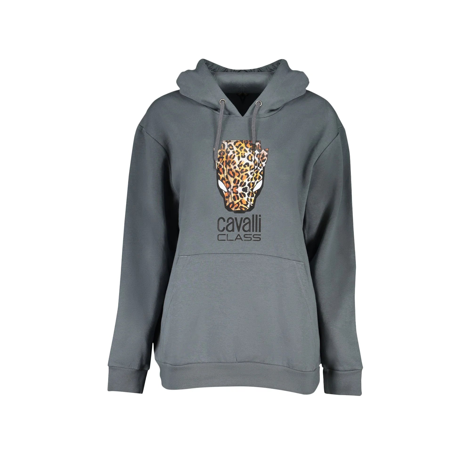 Cavalli Class Felpa Donna Grigia con Cappuccio e Logo Felpe Grigio - foto prodotto