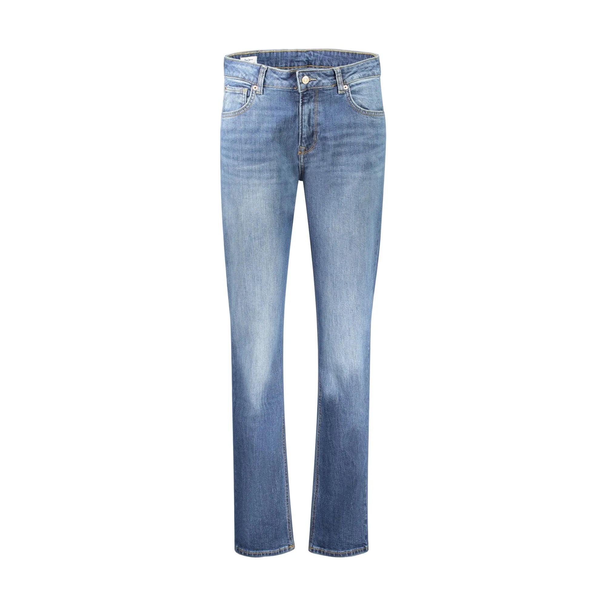 Pepe Jeans Jeans Donna Blu Effetto Slavato - foto prodotto