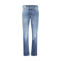 Pepe Jeans Jeans Donna Blu Effetto Slavato - foto prodotto