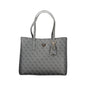 Guess Jeans Borsa a Spalla Donna Nera Stampa Logo Borse Nero - foto prodotto
