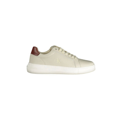 CALVIN KLEIN Scarpe Sneakers Uomo Grigie con Dettagli Marroni Grigio - foto prodotto