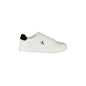 CALVIN KLEIN Sneakers Uomo Bianche con Lacci e Dettagli Neri Bianco - foto prodotto