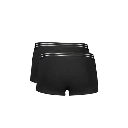 Cavalli Class Boxer Uomo Neri Bi-Pack con Elastico Logo Intimo nero - vista 2