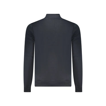U.S. Grand Felpa Uomo Blu Mezza Zip Felpata Logo Felpe - vista 2