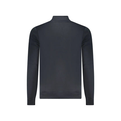 U.S. Grand Felpa Uomo Blu Mezza Zip Felpata Logo Felpe - vista 2