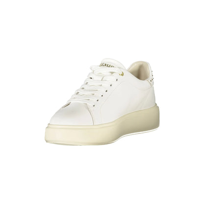 Blauer Sneakers donna bianco