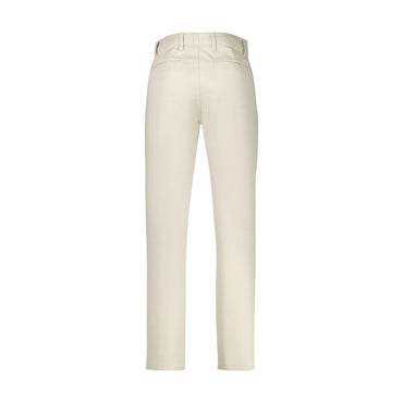 Boss Pantaloni Uomo beige Tapered Fit Logo - vista 2