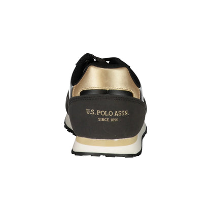 U.S. Polo Assn. Sneakers Donna Nere Stampa Logo nero - vista 3