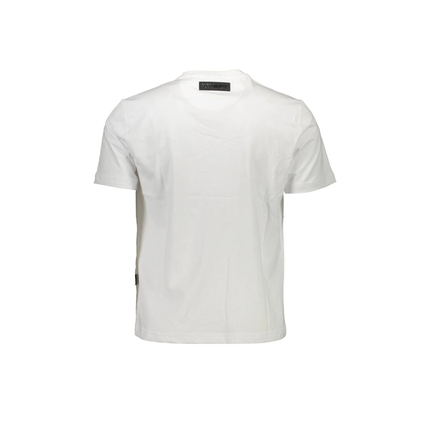 PLEIN SPORT T-Shirt Maniche Corte Uomo Bianca Logo bianco - vista 2