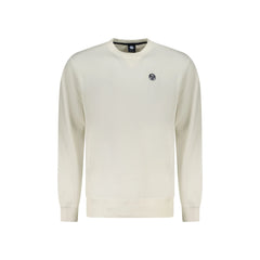 North Sails Moletom Masculino Branco gola redonda com Logo