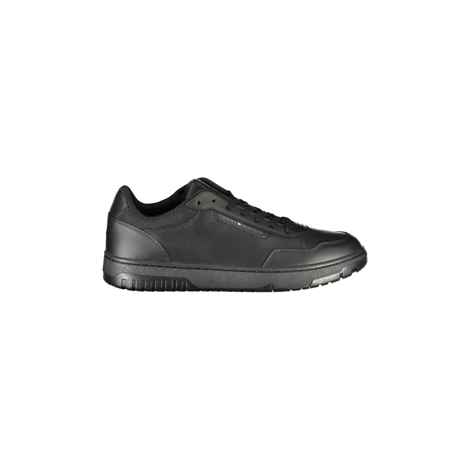 TOMMY HILFIGER Scarpe Sneakers Uomo Nere con Logo e Plantare Removibile Nero - foto prodotto
