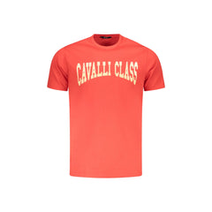 Cavalli Class Majica Kratkih Rukava Muška Crvena S Printom Loga