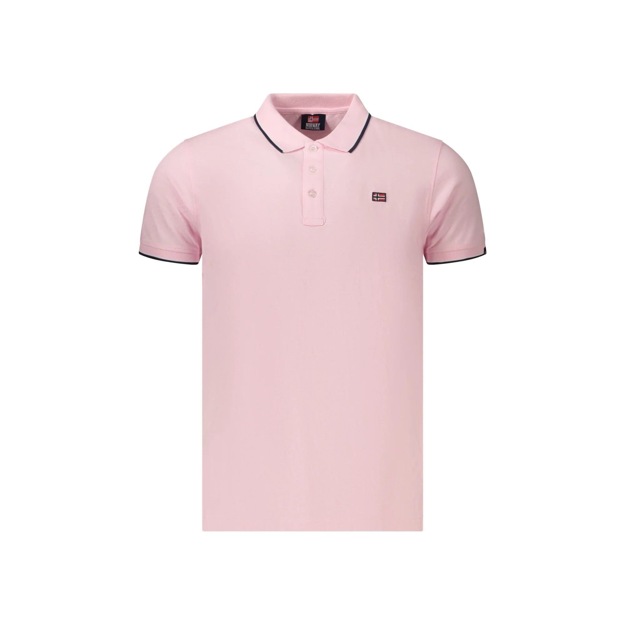 NORWAY 1963 POLO MANICHE CORTE UOMO ROSA