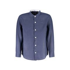 North Sails Camicia Maniche Lunghe Bambino Blu Ricamo