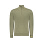 Pepe Jeans Maglia Uomo Verde Mezzo Zip Ricamo Maglie - foto prodotto