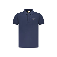 Accademia Militare Polo de Manga Corta Hombre Azul Estampado Logo