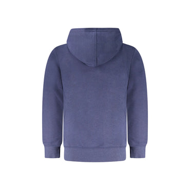 Nike Felpa Bambino Blu con Cappuccio Felpata Tascone Stampa Logo Felpe unisex - vista 2