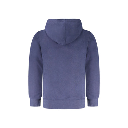 Nike Felpa Bambino Blu con Cappuccio Felpata Tascone Stampa Logo Felpe unisex - vista 2