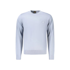 Boss Maglia Uomo Azzurro Logo